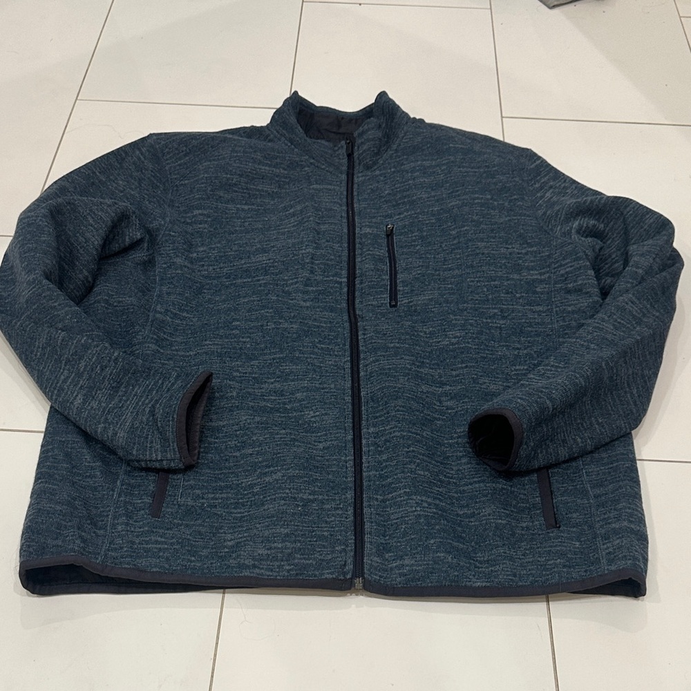 johnnie-O Heathered Blue Jacket XL